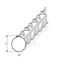 Pręt okrągły stalowy żebrowany fi 14mm 6000mm Pręt okrągły stalowy żebrowany fi 14mm 6000mm