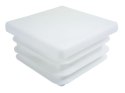 Zaślepka profila biała 90x90 mm kwadrat 5szt. Zaślepka profila biała 90x90 mm kwadrat 5szt.