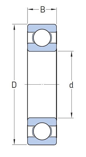 ŁOŻYSKO 6304 C4FG KOYO ŁOŻYSKO 6304 C4FG KOYO