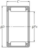 Łożysko igiełkowe BH2212 34,9x44,45x19,05 CZH Łożysko igiełkowe BH2212 34,9x44,45x19,05 CZH