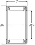 Łożysko igiełkowe BH2212 34,9x44,45x19,05 CZH