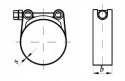 Opaska z zamknięciem przegubowym 121-130/25