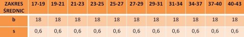 Opaska z zamknięciem przegubowym 20-22/18 Opaska z zamknięciem przegubowym 20-22/18