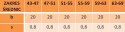 Opaska z zamknięciem przegubowym 43-47/20