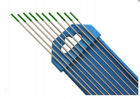 Elektroda nietopliwa TIG WP 3.0x150mm zielona AL Elektroda nietopliwa TIG WP 3.0x150mm zielona AL