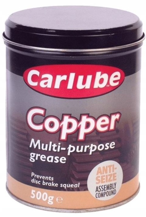 Pasta miedziana smar Carlube Copper 500g.