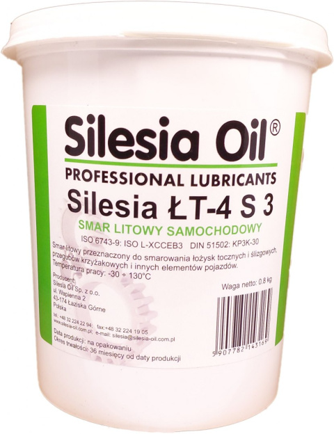 Silesia Oil Smar litowy ŁT43 0,8 kg