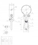 HAK DO HUŚTAWKI Z OBEJMĄ I KARABIŃCZYKIEM 2*120MM HAK DO HUŚTAWKI Z OBEJMĄ I KARABIŃCZYKIEM 2*120MM