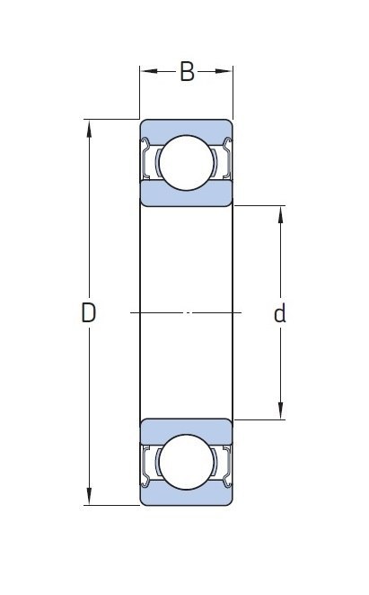 Łożysko 6906 ZZ FAG 30x47x9 Łożysko 6906 ZZ FAG 30x47x9