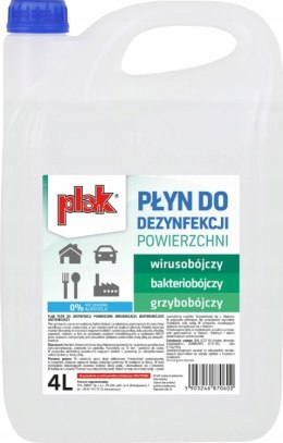 PŁYN DO DEZYNFEKCJI POWIERZCHNI, PLAK 4L