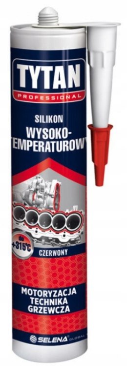 SILIKON WYSOKOTEMPERATUROWY 280ML CZERWONY