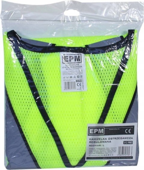 KAMIZELKA ODBLASKOWA ŻÓŁTA V-3 PRO XL KAMIZELKA ODBLASKOWA ŻÓŁTA V-3 PRO XL