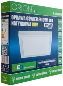 PANEL LED NATYNKOWY Z ZASILACZEM RAND 225*225 18W PANEL LED NATYNKOWY Z ZASILACZEM RAND 225*225 18W