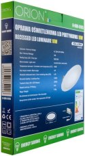 PANEL LED PODTYNKOWY OKRĄGŁY SLIM 18W, 1440LM, 225 PANEL LED PODTYNKOWY OKRĄGŁY SLIM 18W, 1440LM, 225