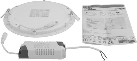 PANEL LED PODTYNKOWY OKRĄGŁY SLIM 18W, 1440LM, 225 PANEL LED PODTYNKOWY OKRĄGŁY SLIM 18W, 1440LM, 225