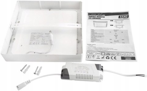 PANEL LED PODTYNKOWY Z ZASILACZEM 595*595 36W 3000 PANEL LED PODTYNKOWY Z ZASILACZEM 595*595 36W 3000