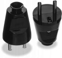 WTYCZKA PROSTA ROZBIERALNA 2P+Z, 16A, 250V CZARNA WTYCZKA PROSTA ROZBIERALNA 2P+Z, 16A, 250V CZARNA