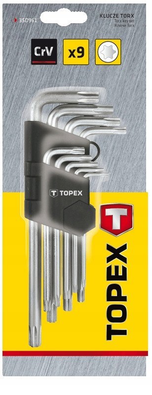 KLUCZE TORX DŁUGIE T10-50MM KLUCZE TORX DŁUGIE T10-50MM
