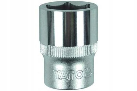 NASADKA KRÓTKA 6-KĄTNA CHROMOWANA 1/2'''' 21MM