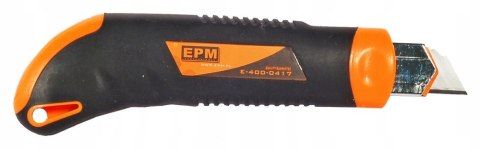 NÓŻ Z OSTRZEM ŁAMANYM 18MM STOP CYNKU E-400-0417 NÓŻ Z OSTRZEM ŁAMANYM 18MM STOP CYNKU E-400-0417