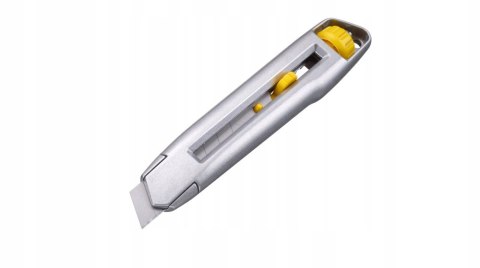 NOŻYK METALOWY LEKKI INTERLOCK, OSTRZE ŁAMANE 18MM NOŻYK METALOWY LEKKI INTERLOCK, OSTRZE ŁAMANE 18MM