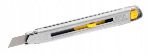 NOŻYK METALOWY LEKKI INTERLOCK, OSTRZE ŁAMANE 9MM NOŻYK METALOWY LEKKI INTERLOCK, OSTRZE ŁAMANE 9MM
