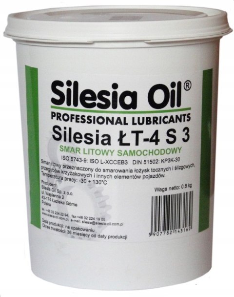 SMAR ŁT-4S3 PUSZKA 0,8KG SMAR ŁT-4S3 PUSZKA 0,8KG