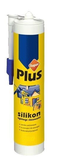 SILIKON SUPER PLUS 280ML BIAŁY SILIKON SUPER PLUS 280ML BIAŁY