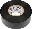 TAŚMA ELEKTROIZOLACYJNA CZARNA 15MM*20M TAŚMA ELEKTROIZOLACYJNA CZARNA 15MM*20M