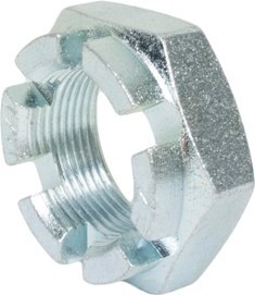 Nakrętka koronowa niska M14x1,5 DIN 937 oc Nakrętka koronowa niska M14x1,5 DIN 937 oc