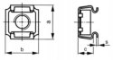 Nakrętka klatkowa AN 87 M 8×123×3,1 5 szt.