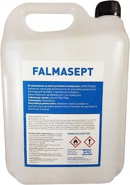 Płyn do dezynfekcji powierzchni FALMASEPT 5 L Płyn do dezynfekcji powierzchni FALMASEPT 5 L