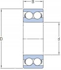 30/8 B 2RS TVH FAG Łożysko dwurzędowe 8x22x11