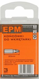 KOŃCÓWKI DO WKRĘTARKI 25MM 3SZT. PZ1