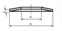 Sprężyna talerzowa 23x10,2x1 DIN 2093 5szt.