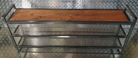 Stojak ławka na buty z siedziskiem 162x60x33 Stojak ławka na buty z siedziskiem 162x60x33