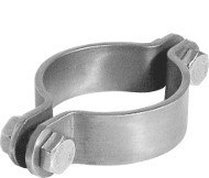 Obejma do rur nierdzewna DN 40 48,3mm AISI 304 Obejma do rur nierdzewna DN 40 48,3mm AISI 304