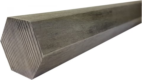 Pręt 6-kątny nierdzewny S22 mm dł.1000mm AISI 304 Pręt 6-kątny nierdzewny S22 mm dł.1000mm AISI 304