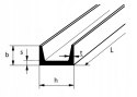 Ceownik stalowy g/w UNP 80x45x6 długość 1000mm