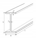 Dwuteownik stalowy IPE 100 długość 1000mm