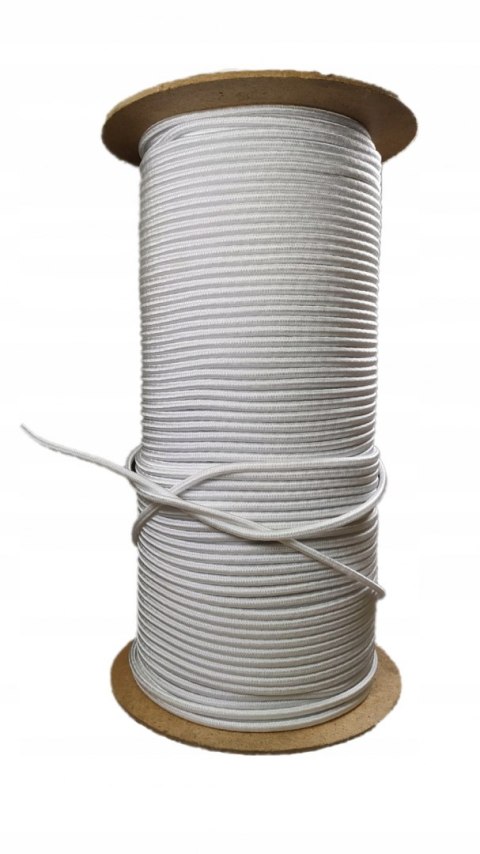 LINA GUMOWA BIAŁA 4MM LINA GUMOWA BIAŁA 4MM