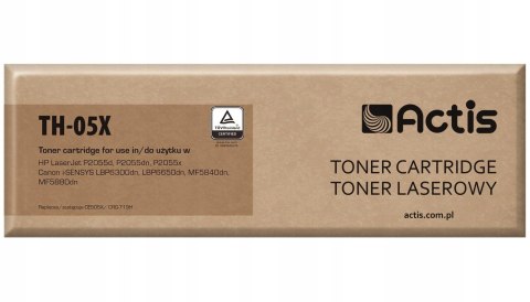 Toner ACTIS TH-05X (zamiennik HP 05X CE505X, Canon
