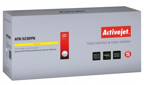 Toner Activejet ATK-5230YN (zamiennik Kyocera TK-5 Toner Activejet ATK-5230YN (zamiennik Kyocera TK-5