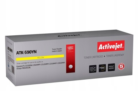 Toner Activejet ATK-590YN (zamiennik Kyocera TK-59 Toner Activejet ATK-590YN (zamiennik Kyocera TK-59