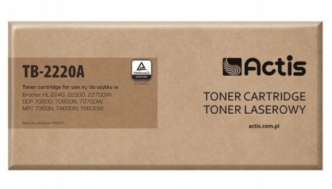 Toner ACTIS TB-2220A (zamiennik Brother TN-2220; S Toner ACTIS TB-2220A (zamiennik Brother TN-2220; S