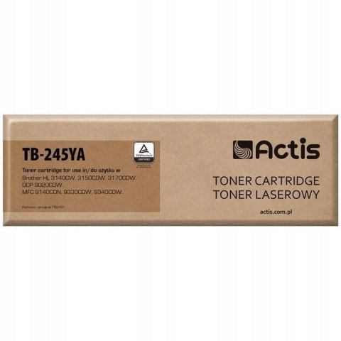 Toner ACTIS TB-245YN (zamiennik Brother TN-245Y; S Toner ACTIS TB-245YN (zamiennik Brother TN-245Y; S