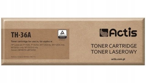 Toner ACTIS TH-36A (zamiennik HP 36A CB436A, Canon