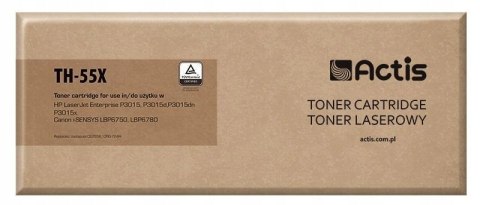 Toner ACTIS TH-55X (zamiennik HP 55X CE255X, Canon