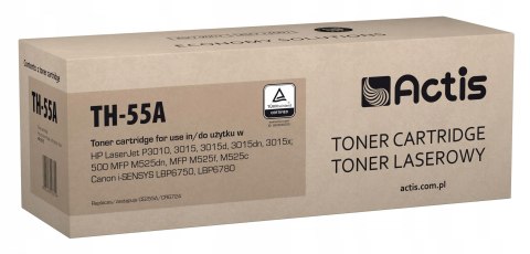 Toner Actis TH-55A (zamiennik HP 55A CE255A; Stand Toner Actis TH-55A (zamiennik HP 55A CE255A; Stand