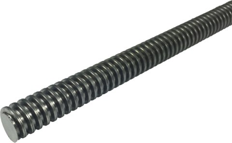 Pręt trapezowy Tr 20x4 stal C15 bez pokrycia